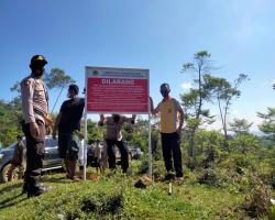 LONGSOR LEBAK TERTANGANI,  GUNUNG 