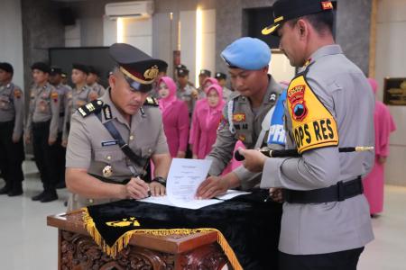 KAPOLRES DEMAK PIMPIN SERTIJAB KAB