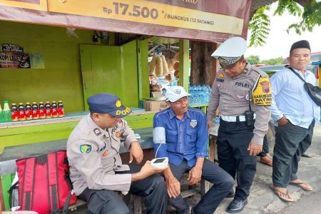  Bersama Dishub Satlantas Lakukan Ramp