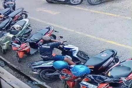 MOTOR PASIEN DICURI DI PARKIRAN RS