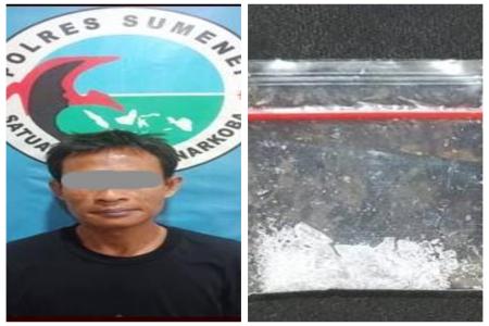 UNGKAP KASUS NARKOBA, POLRES SUMEN