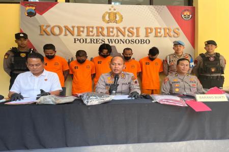 POLRES WONOSOBO BONGKAR 41 KASUS P