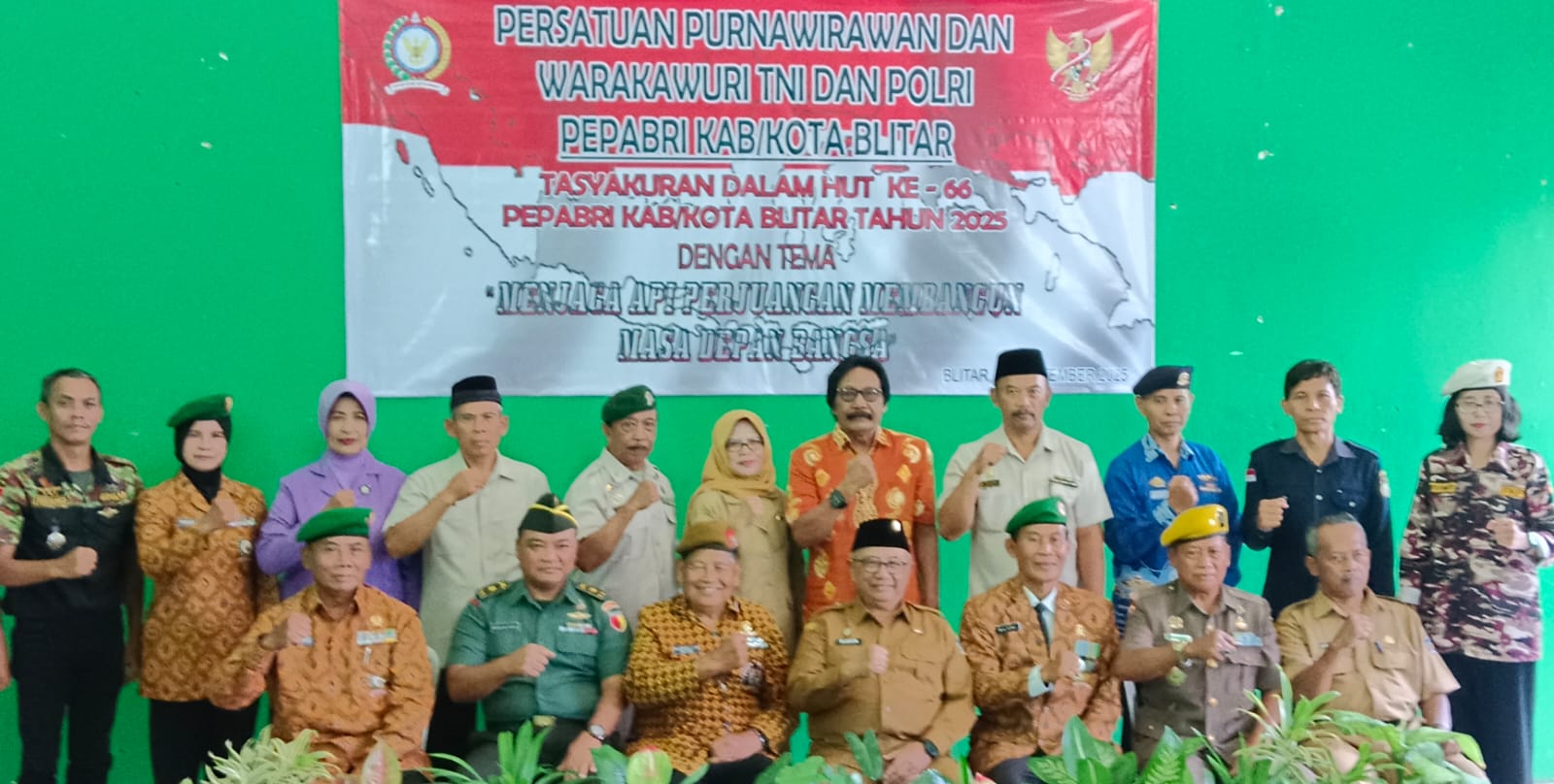 Pepabri Blitar Gelar Tasyakuran HUT Ke 66, Momentum Menjaga Api Perjuangan