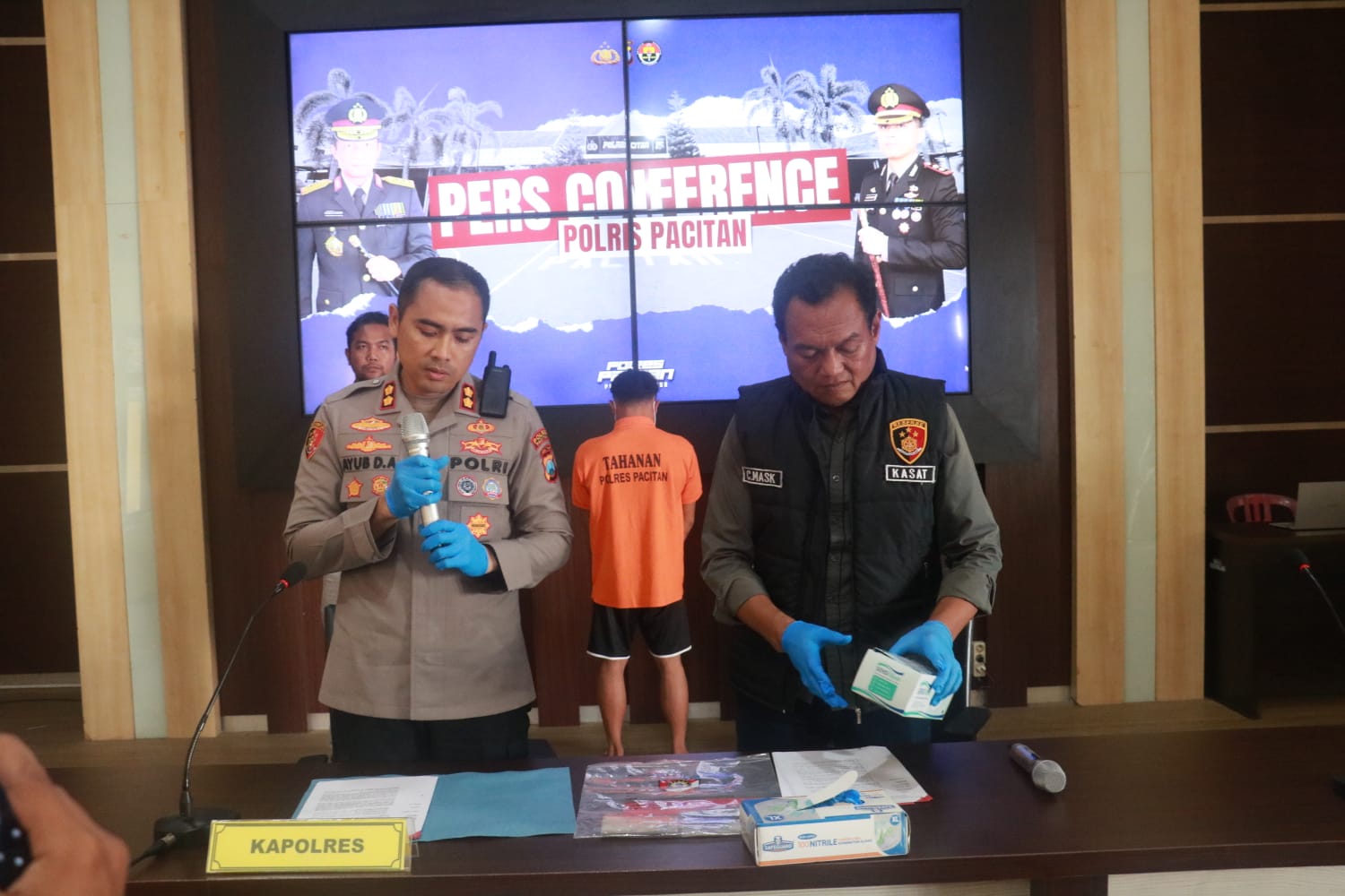 Polres Pacitan Berhasil Amankan Tersangka Curanmor dan 2 Unit Motor Hasil Curian
