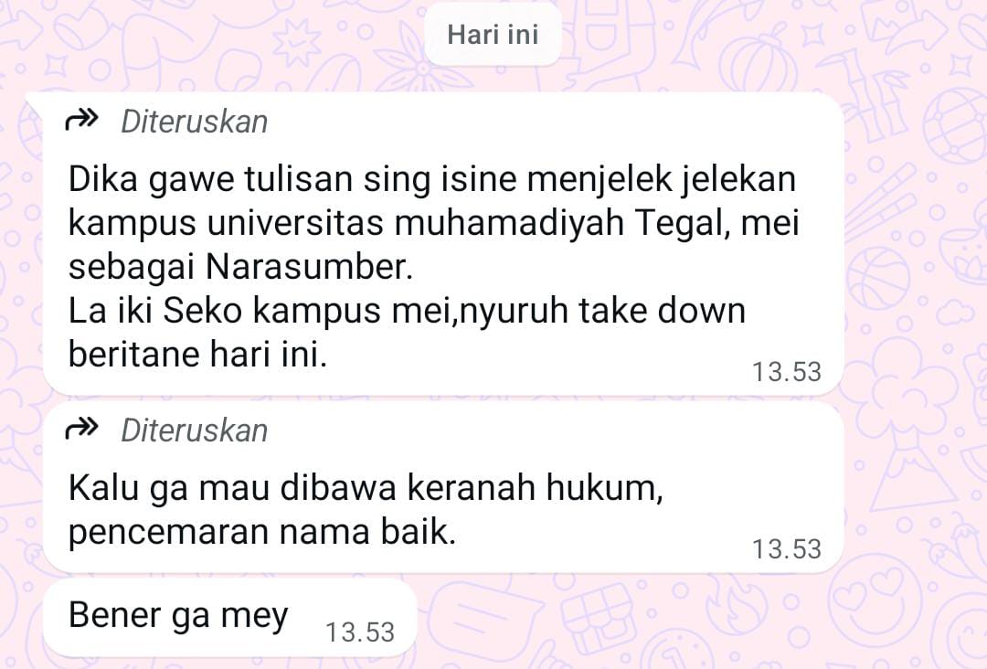 Diduga Diintimidasi oleh Pihak Kampus, Keluarga Mei Astri Prihastuti Ditekan Hapus Berita: Kuasa Hukum Siap Tempuh Jalur Hukum