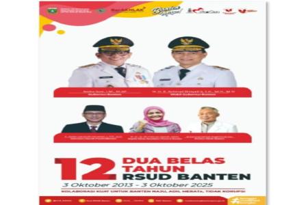 RSUD Banten Rayakan HUT ke12 Tegaskan Komitmen Pelayanan Ramah dan Ama
