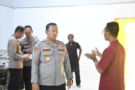 Kapolres Madiun Kota Tinjau Kesiapan SPPG Kanigoro Dukung Program Peme