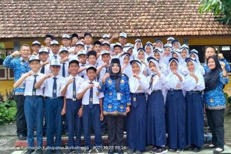 Pelantikan OSIS dan MPK SMPN 2 Kalimanah Lahirnya Generasi Pemimpin Mu