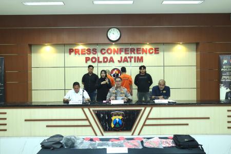 POLDA JATIM UNGKAP SINDIKAT PENCUR