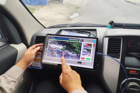 ETLE INCAR POLRES GRESIK SASAR TIT